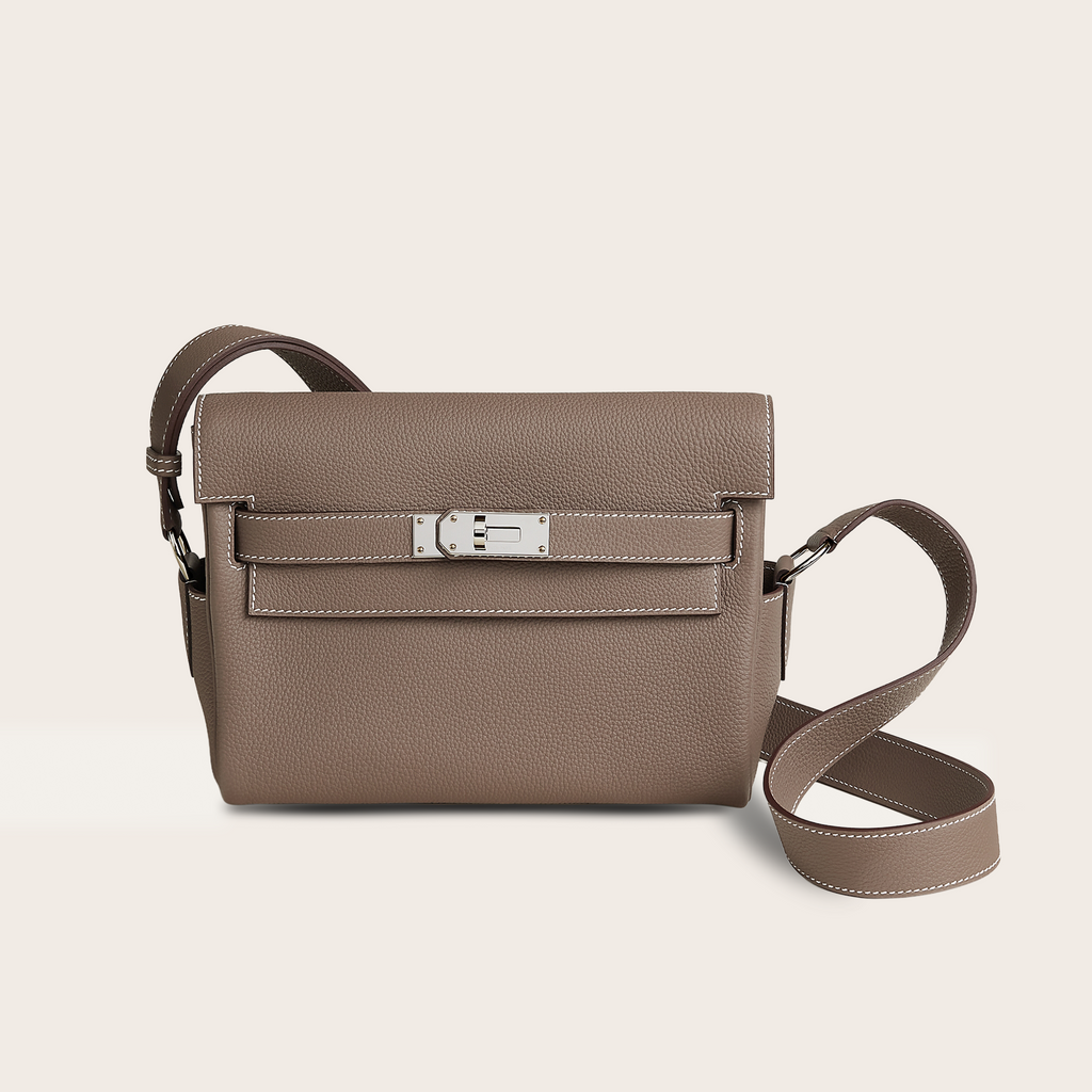 Marlow Messenger Bag - Taupe