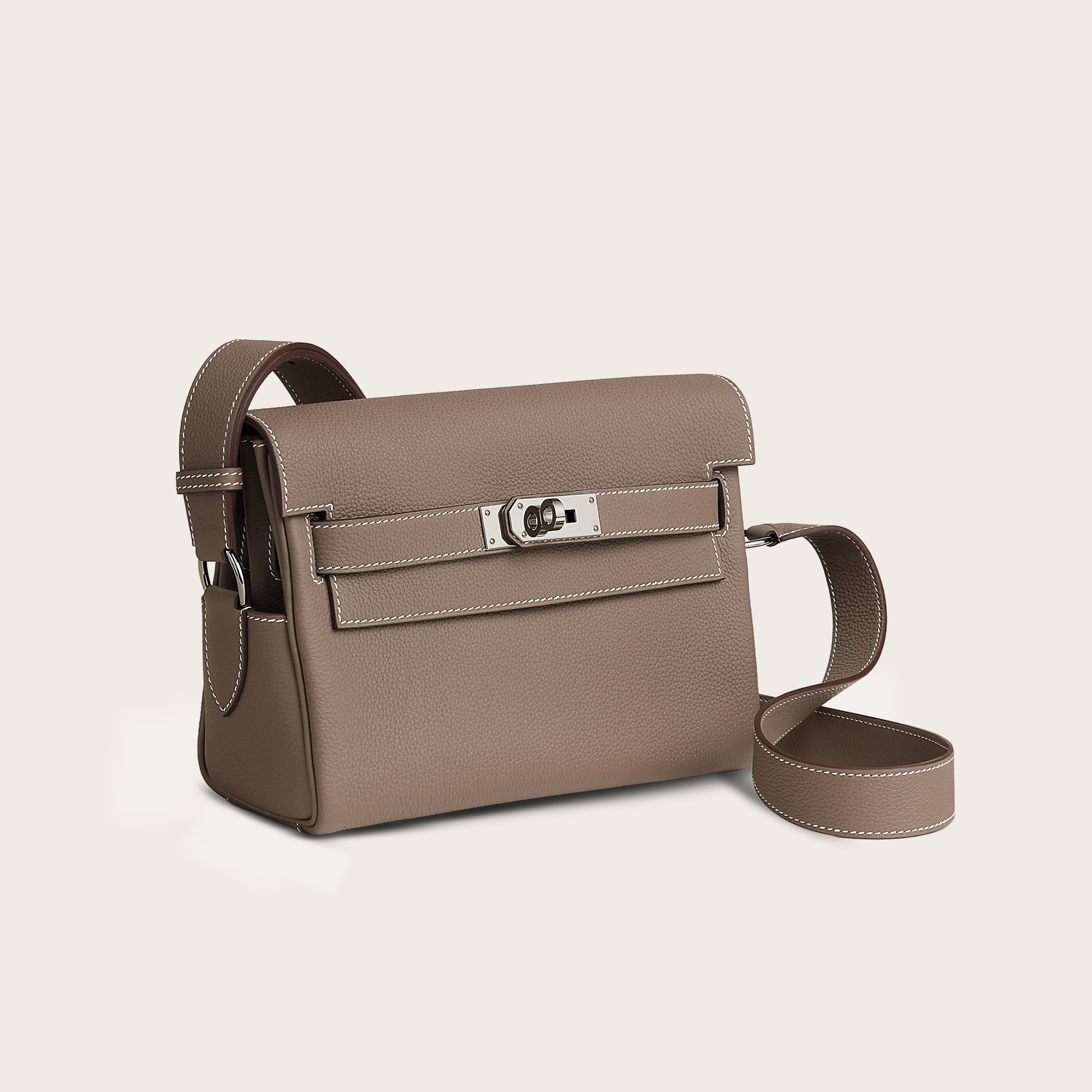 Marlow Messenger Bag - Taupe