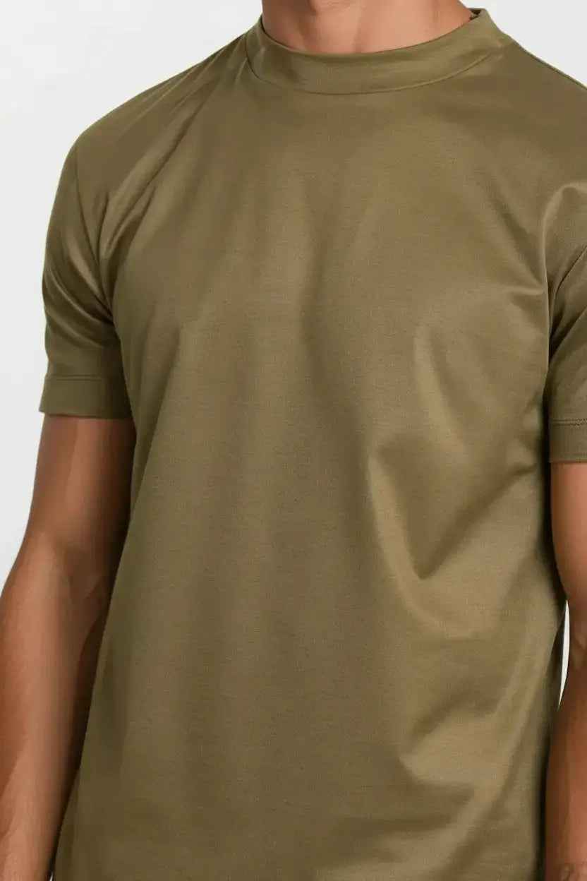 COMOCLO Shirt Luxe Olive — Vêtement homme luxe Olive | comoclo.com