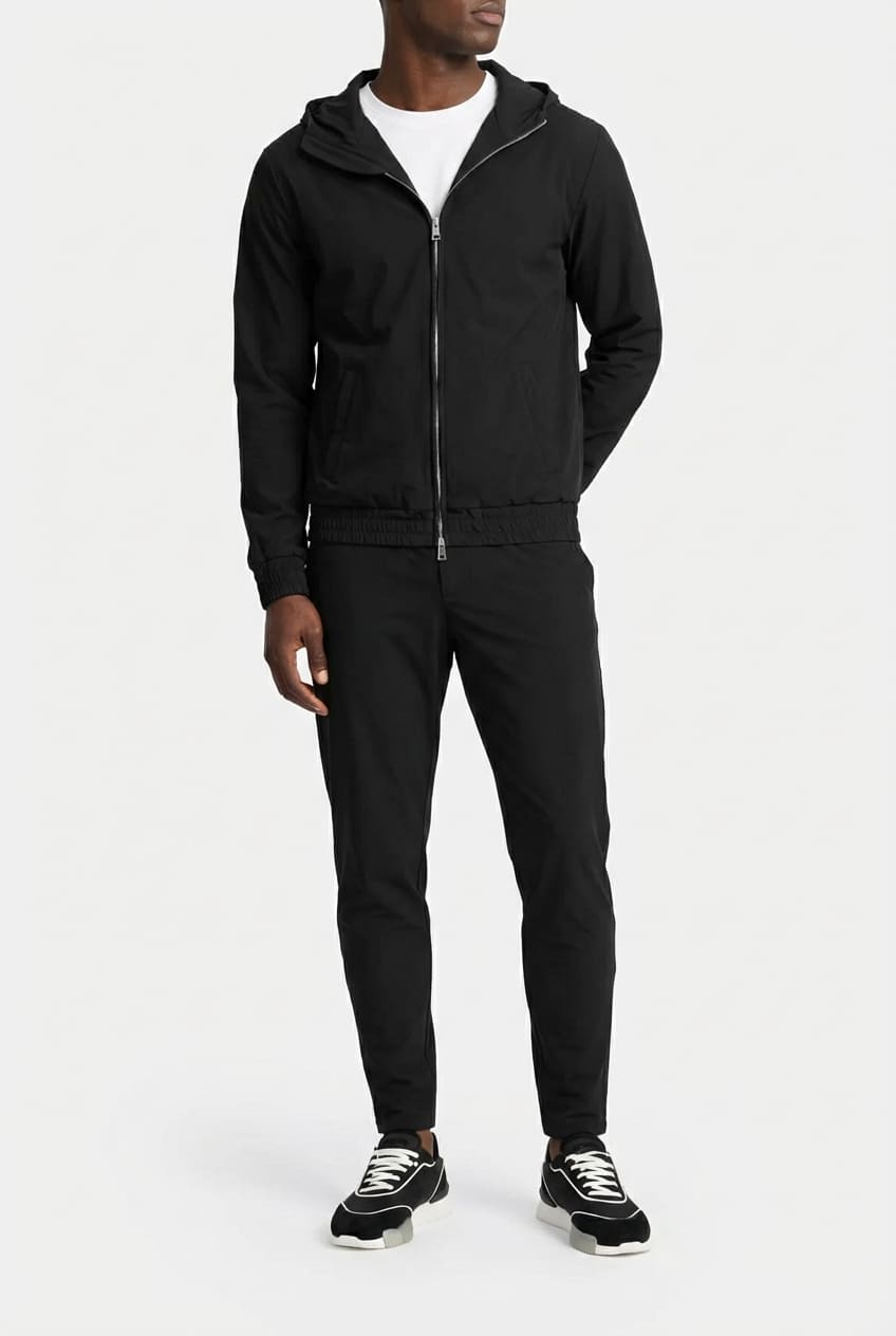 COMOCLO Ensemble Signature Noir Capuche