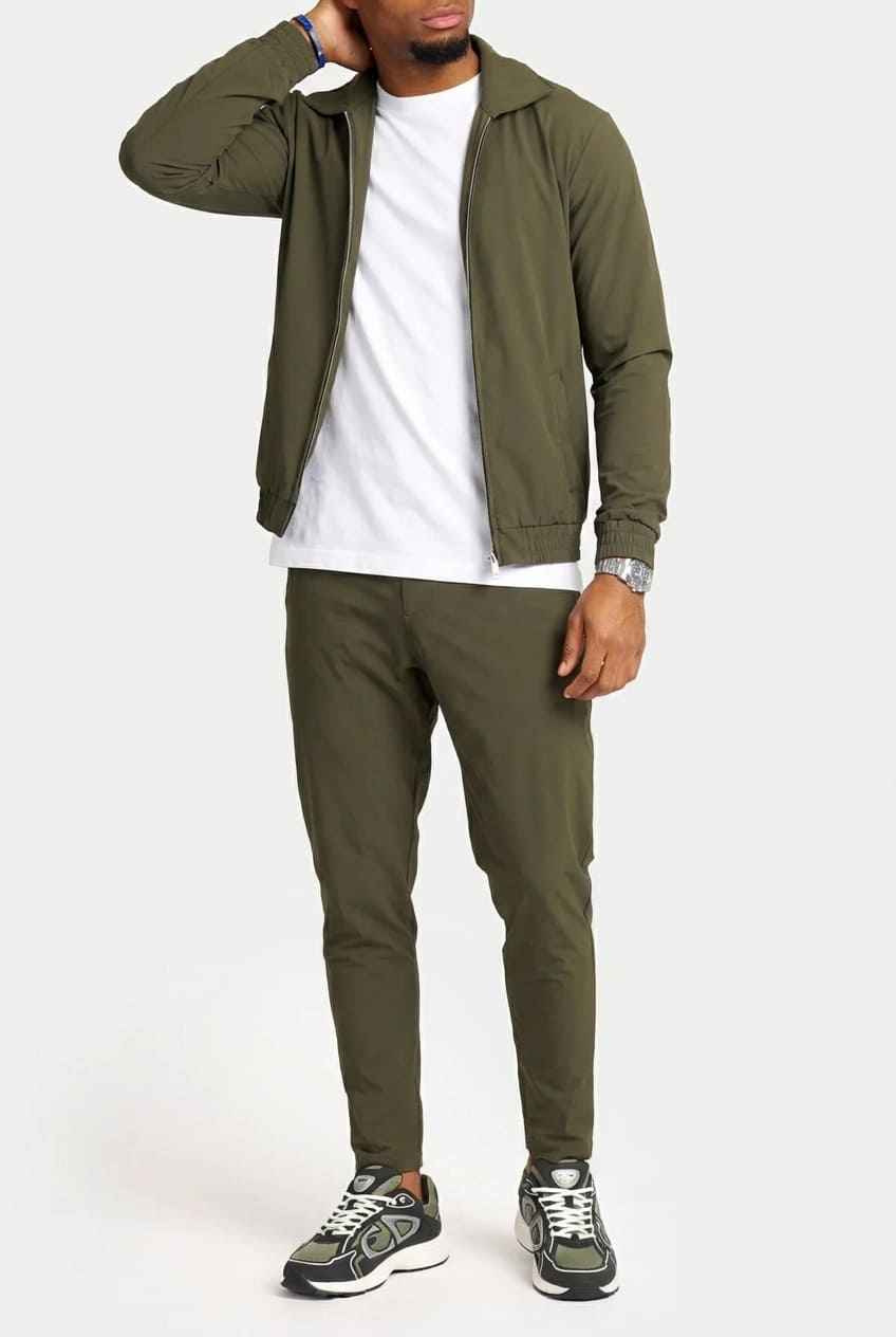 COMOCLO Ensemble Signature Olive — Vêtement homme luxe Olive | comoclo.com