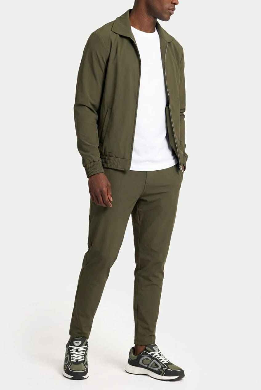 COMOCLO Ensemble Signature Olive — Vêtement homme luxe Olive | comoclo.com