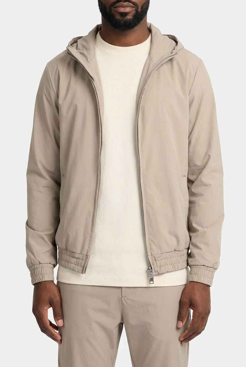 COMOCLO Ensemble Signature Sable Capuche — Vêtement homme luxe | comoclo.com