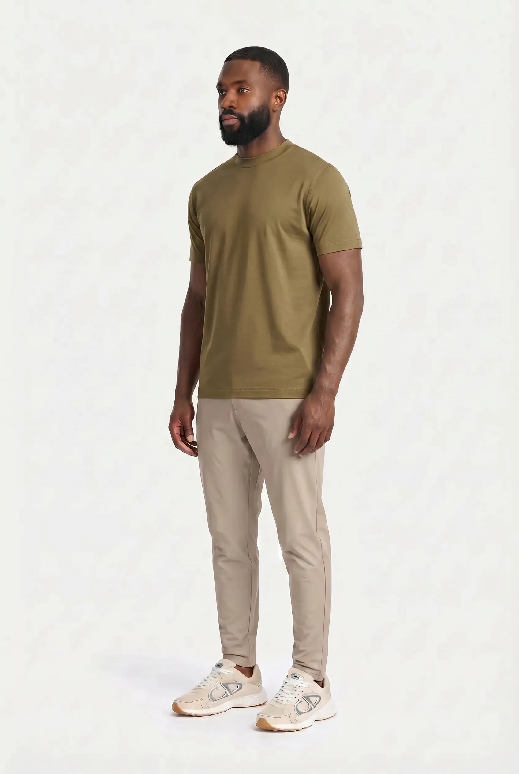 COMOCLO Shirt Luxe Olive — Vêtement homme luxe Olive | comoclo.com