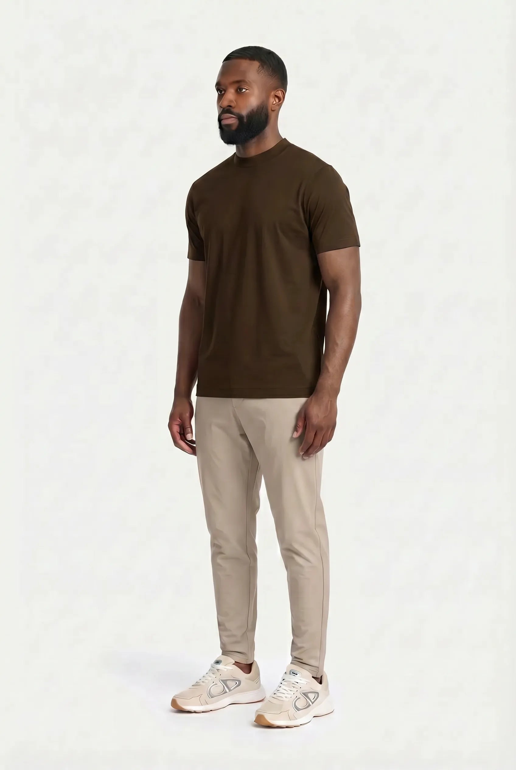 COMOCLO Shirt Luxe Cognac — Vêtement homme luxe Cognac | comoclo.com