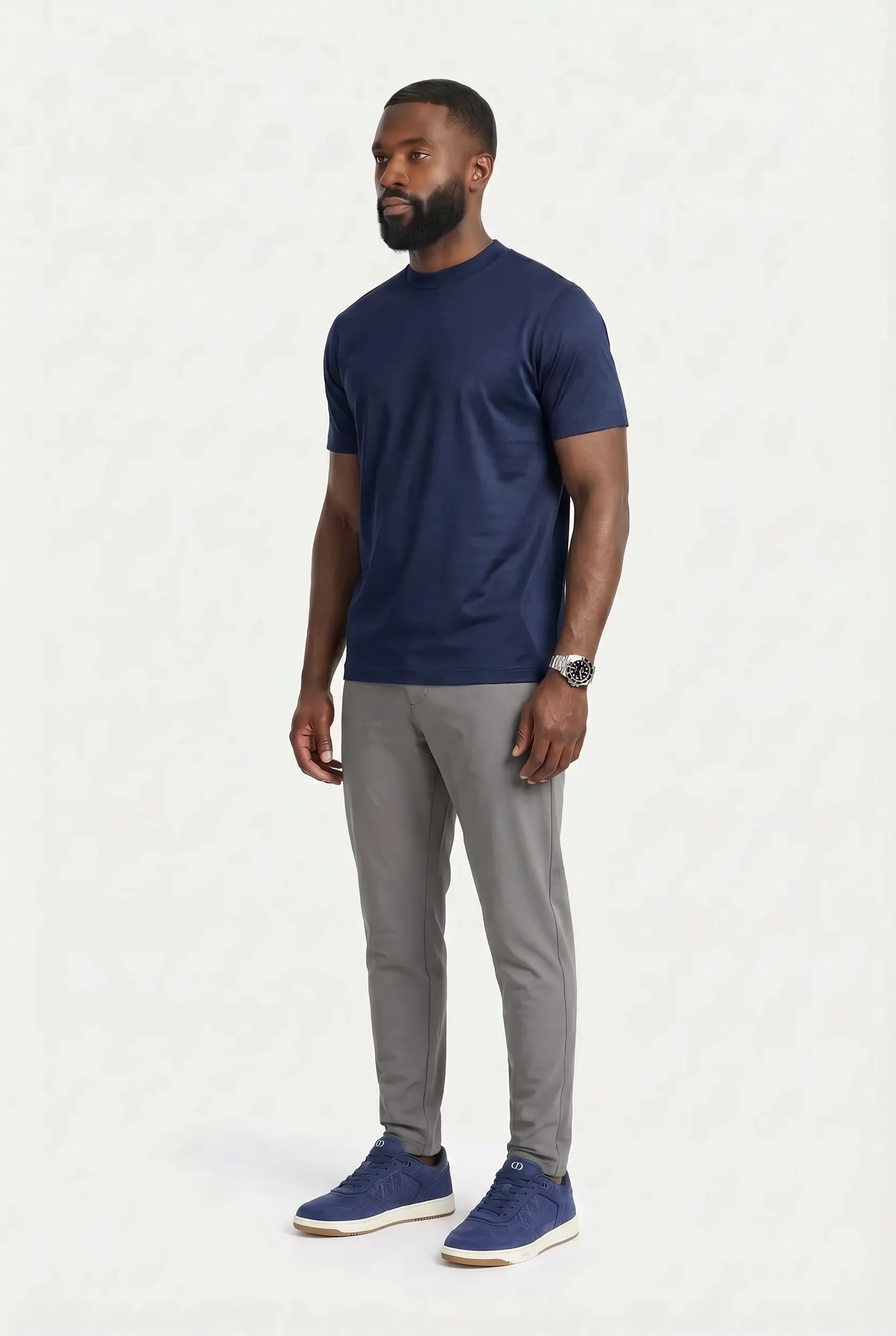 COMOCLO Shirt Luxe Bleu Marine — Vêtement homme luxe Bleu | comoclo.com