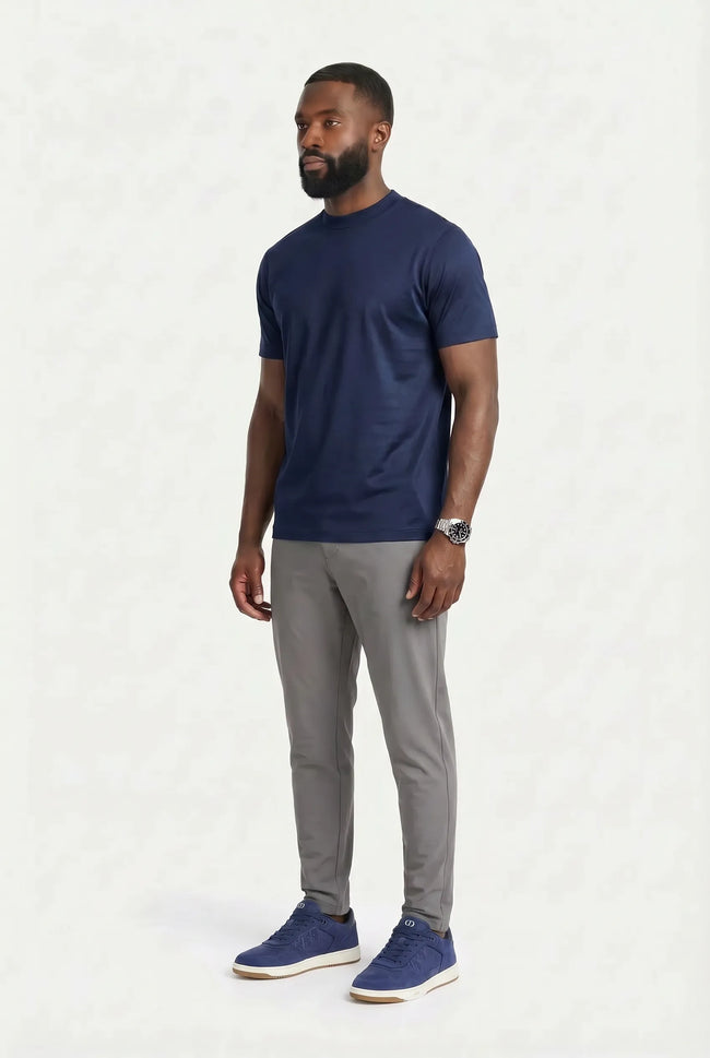 COMOCLO Shirt Bleu Marine —  Bleu | comoclo.com