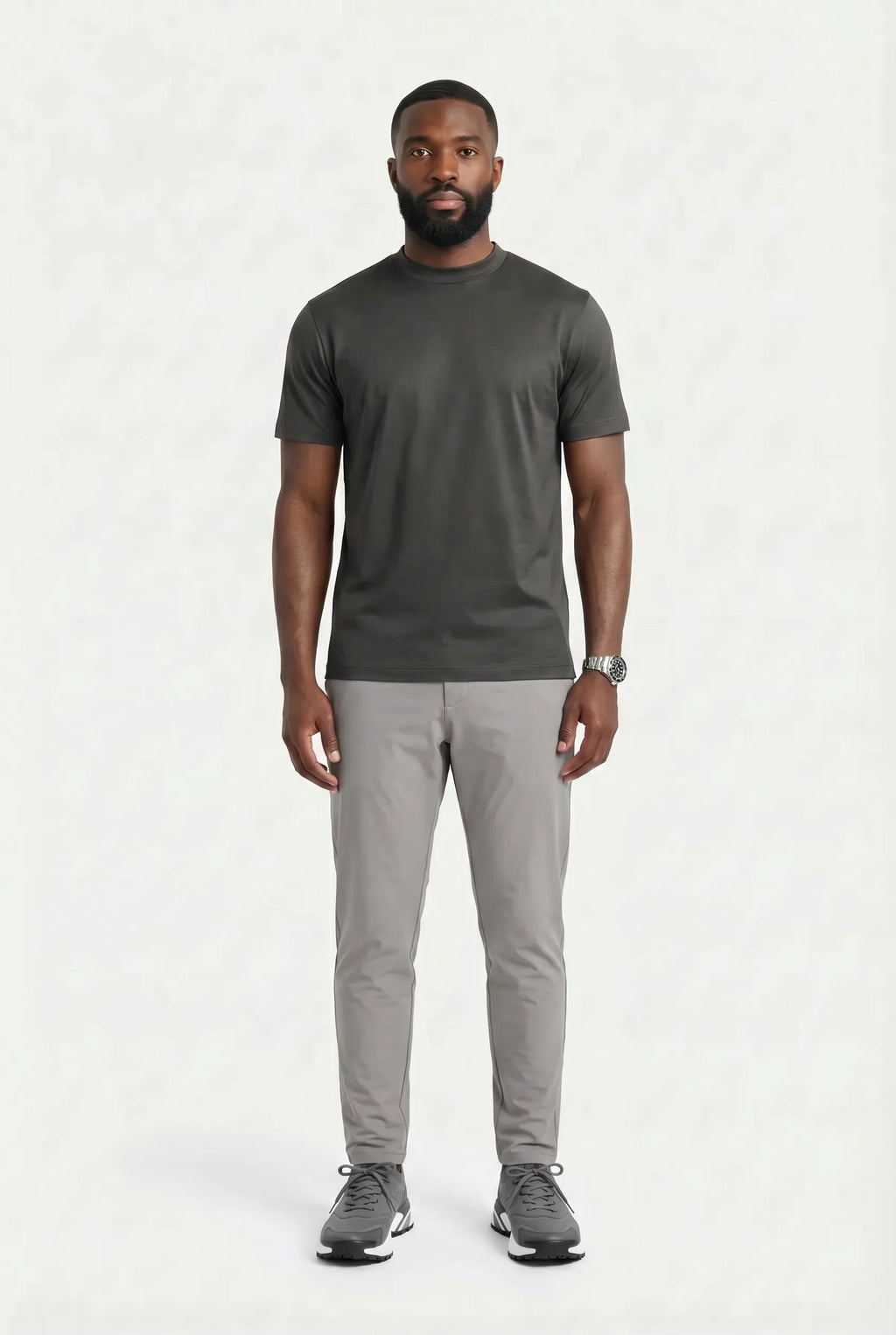 COMOCLO Shirt Luxe Anthracite — Vêtement homme luxe Anthracite | comoclo.com
