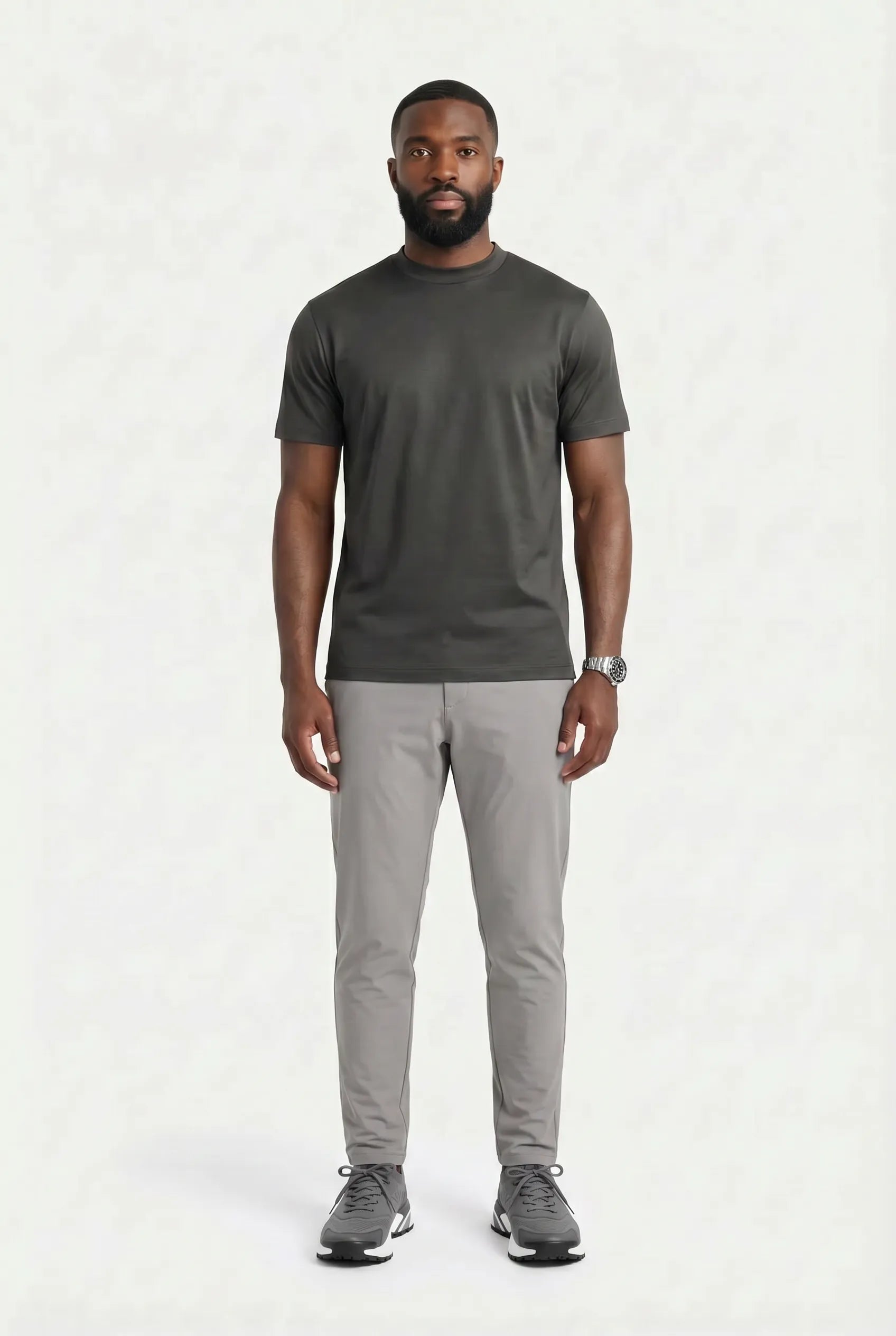 COMOCLO Shirt Luxe Anthracite — Vêtement homme luxe Anthracite | comoclo.com