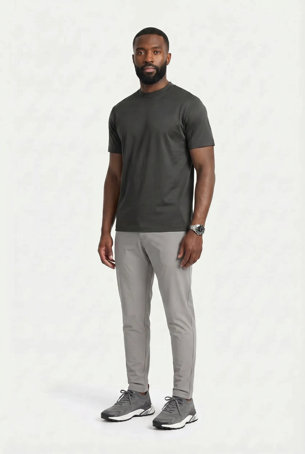COMOCLO Shirt Luxe Anthracite — Vêtement homme luxe Anthracite | comoclo.com