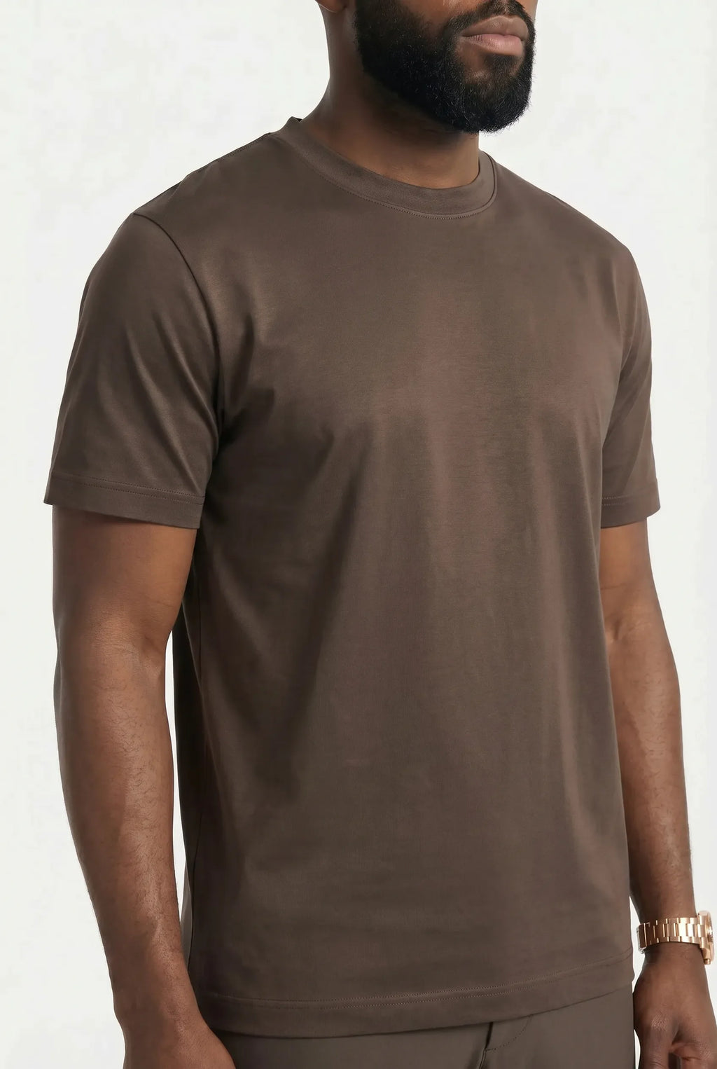 COMOCLO Shirt Luxe Cognac — Vêtement homme luxe Cognac | comoclo.com