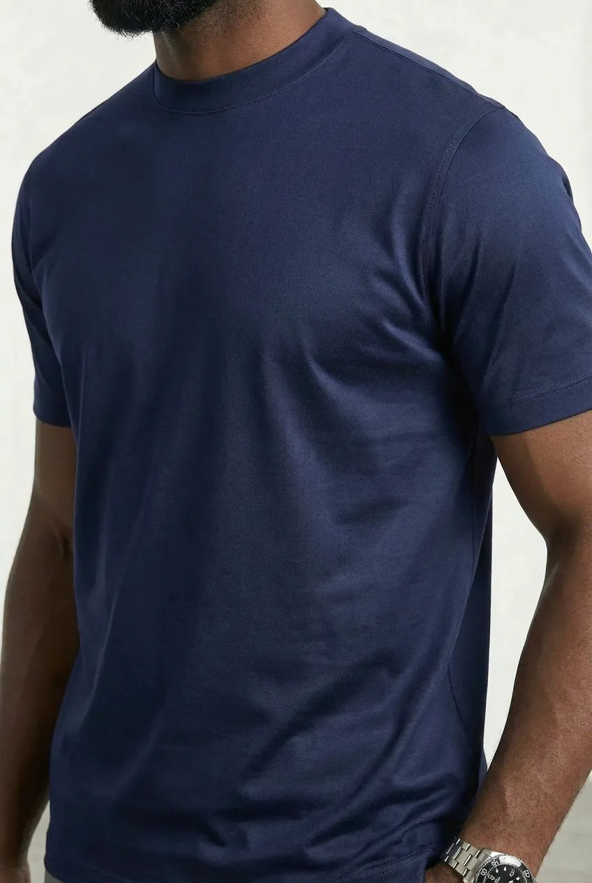 COMOCLO Shirt Luxe Bleu Marine — Vêtement homme luxe Bleu | comoclo.com