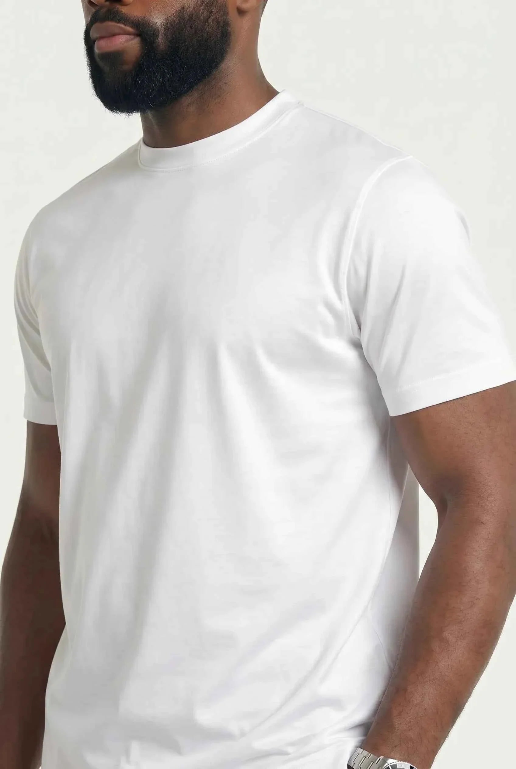 COMOCLO Shirt Luxe Ivoire — Vêtement homme luxe Ivoire | comoclo.com