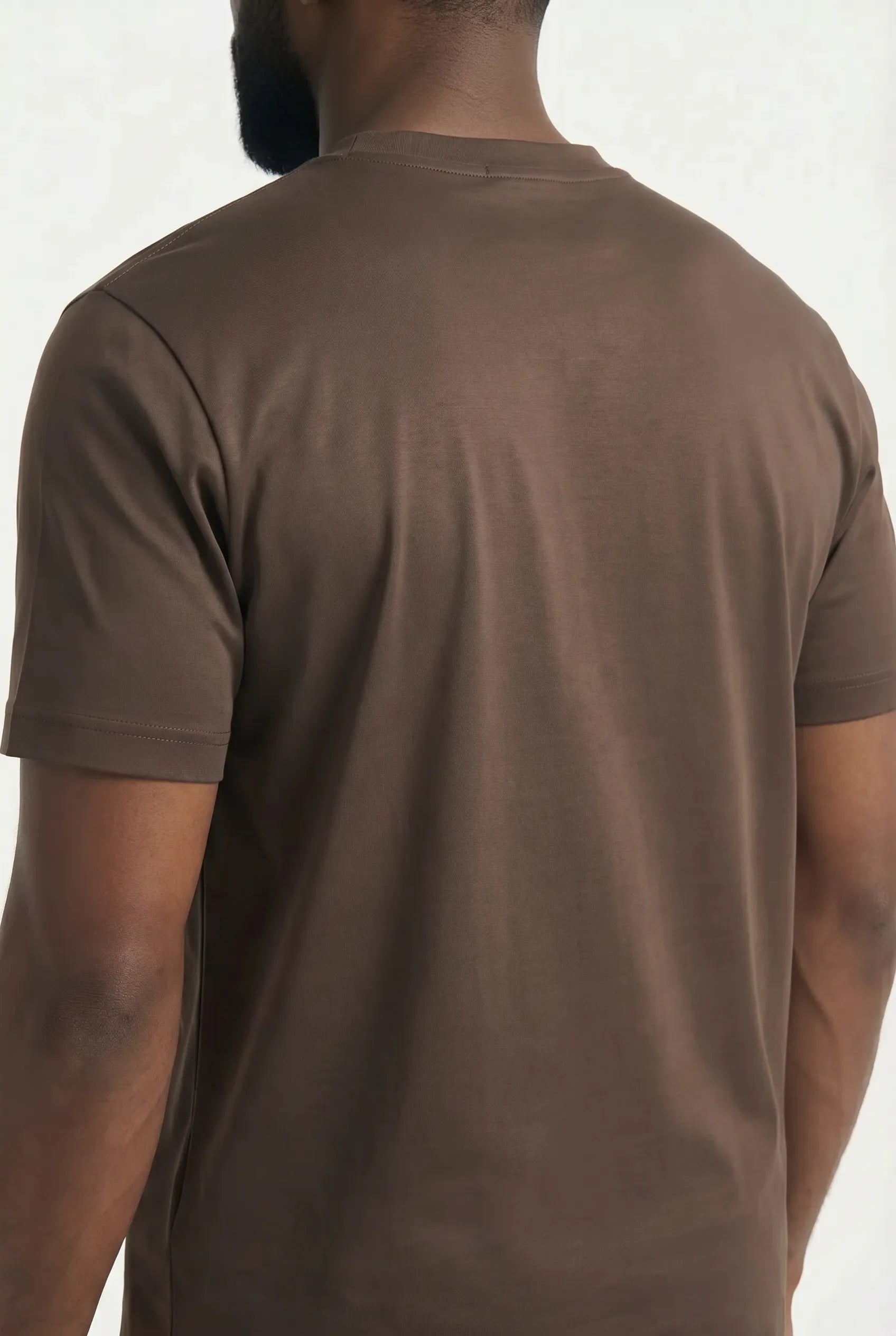 COMOCLO Shirt Luxe Cognac — Vêtement homme luxe Cognac | comoclo.com