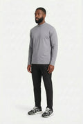 COMOCLO Shirt ML Luxe Gris Perle — Vêtement homme luxe Gris | comoclo.com