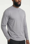 COMOCLO Shirt ML Gris Perle —  Gris | comoclo.com