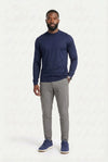 COMOCLO Shirt ML Bleu Marine —  Bleu | comoclo.com