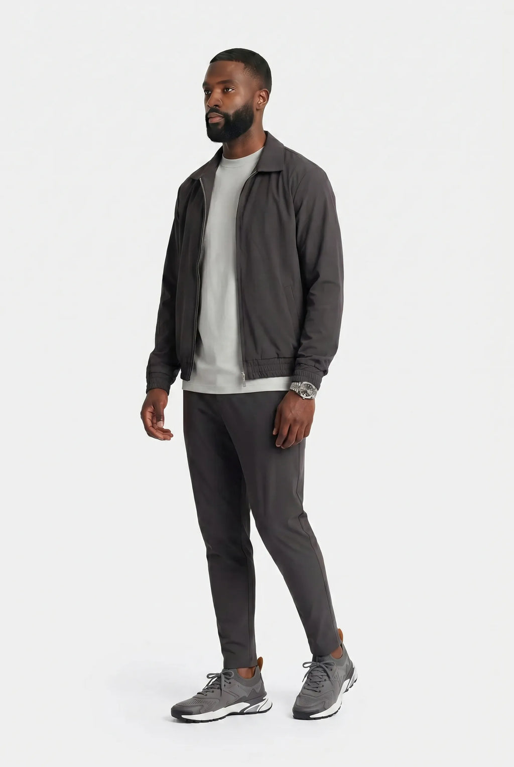 COMOCLO COMOCLO Ensemble Signature Homme Anthracite — Vêtement homme luxe Anthracite | comoclo.com