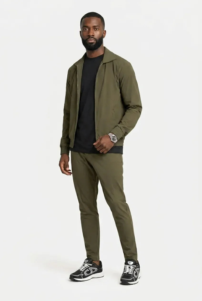 COMOCLO Ensemble Signature Olive — Vêtement homme luxe Olive | comoclo.com