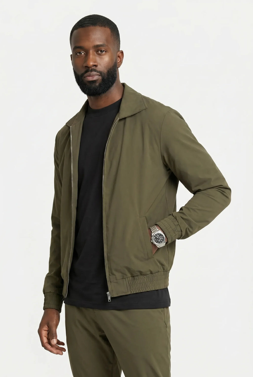 COMOCLO Ensemble Signature Olive — Vêtement homme luxe Olive | comoclo.com