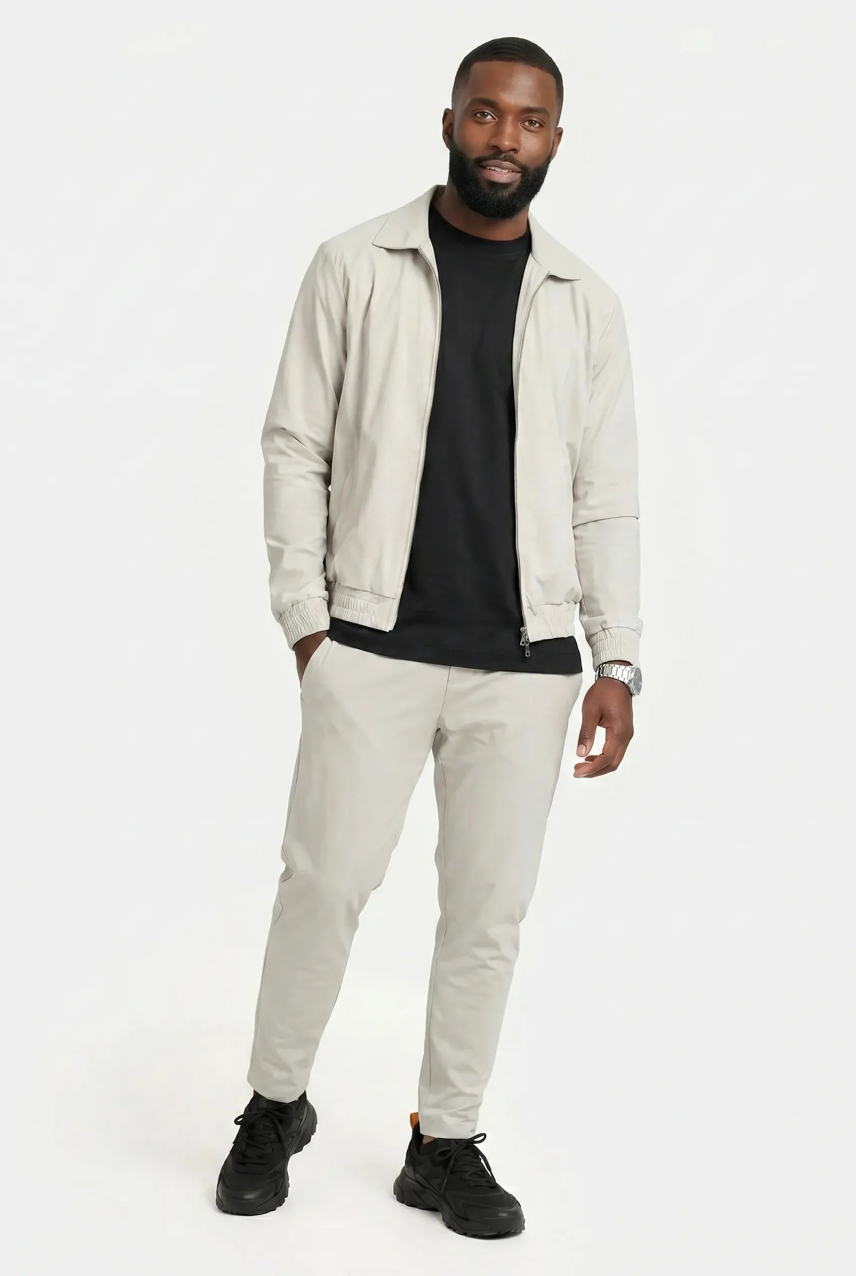 COMOCLO COMOCLO Ensemble Signature Homme Argent — Vêtement homme luxe | comoclo.com