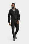 COMOCLO COMOCLO Ensemble Signature Homme Noir Capuche —  Noir | comoclo.com