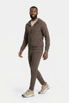 COMOCLO COMOCLO Ensemble Signature Homme Cognac Capuche —  Cognac | comoclo.com