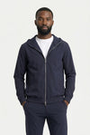 COMOCLO COMOCLO Ensemble Signature Homme Bleu Marine Capuche —  Bleu | comoclo.com