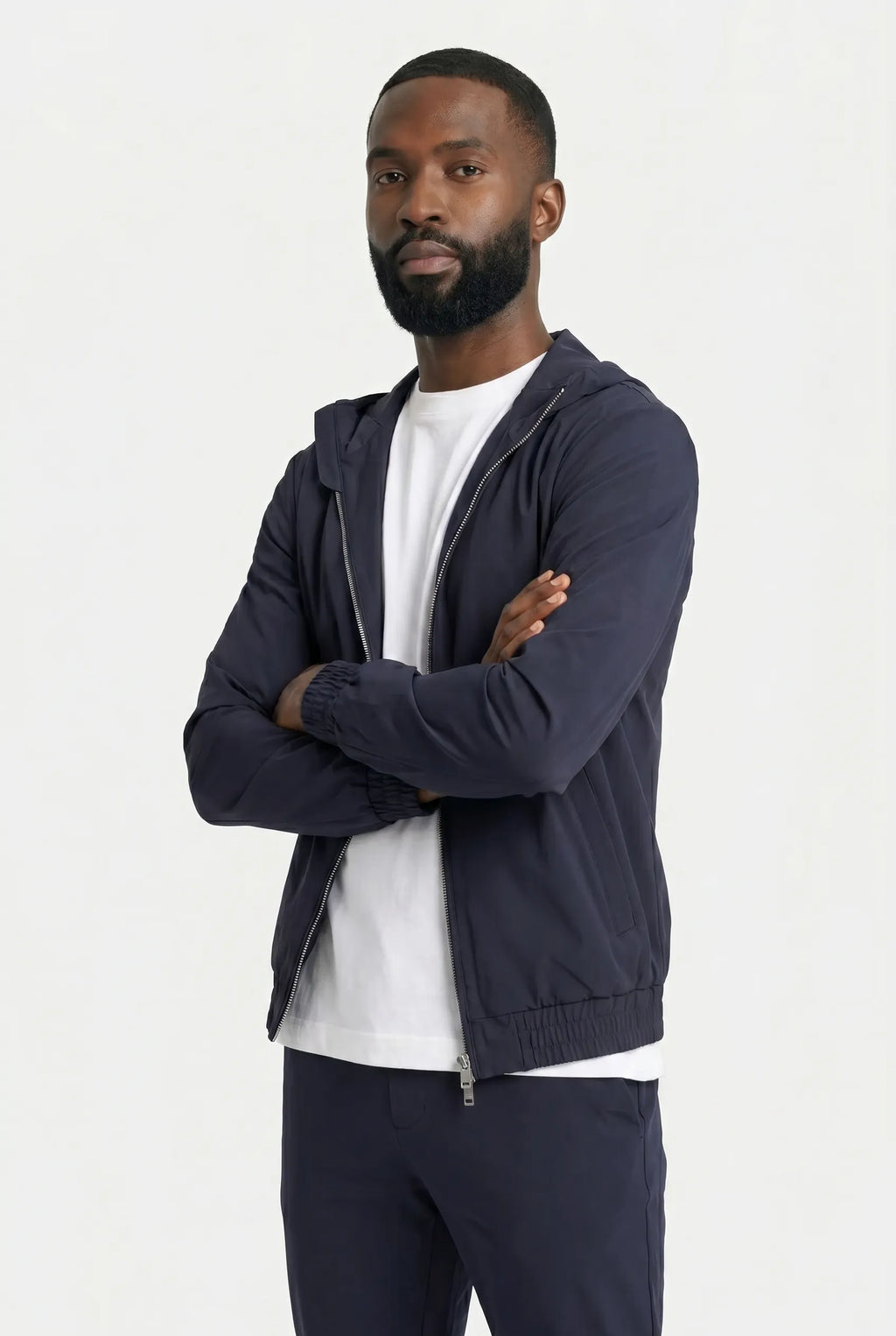 COMOCLO COMOCLO Ensemble Signature Homme Bleu Marine Capuche — Vêtement homme luxe Bleu | comoclo.com